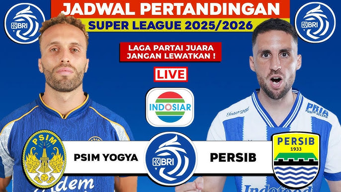 jelang persib vs psim biru barat lawan biru tengah