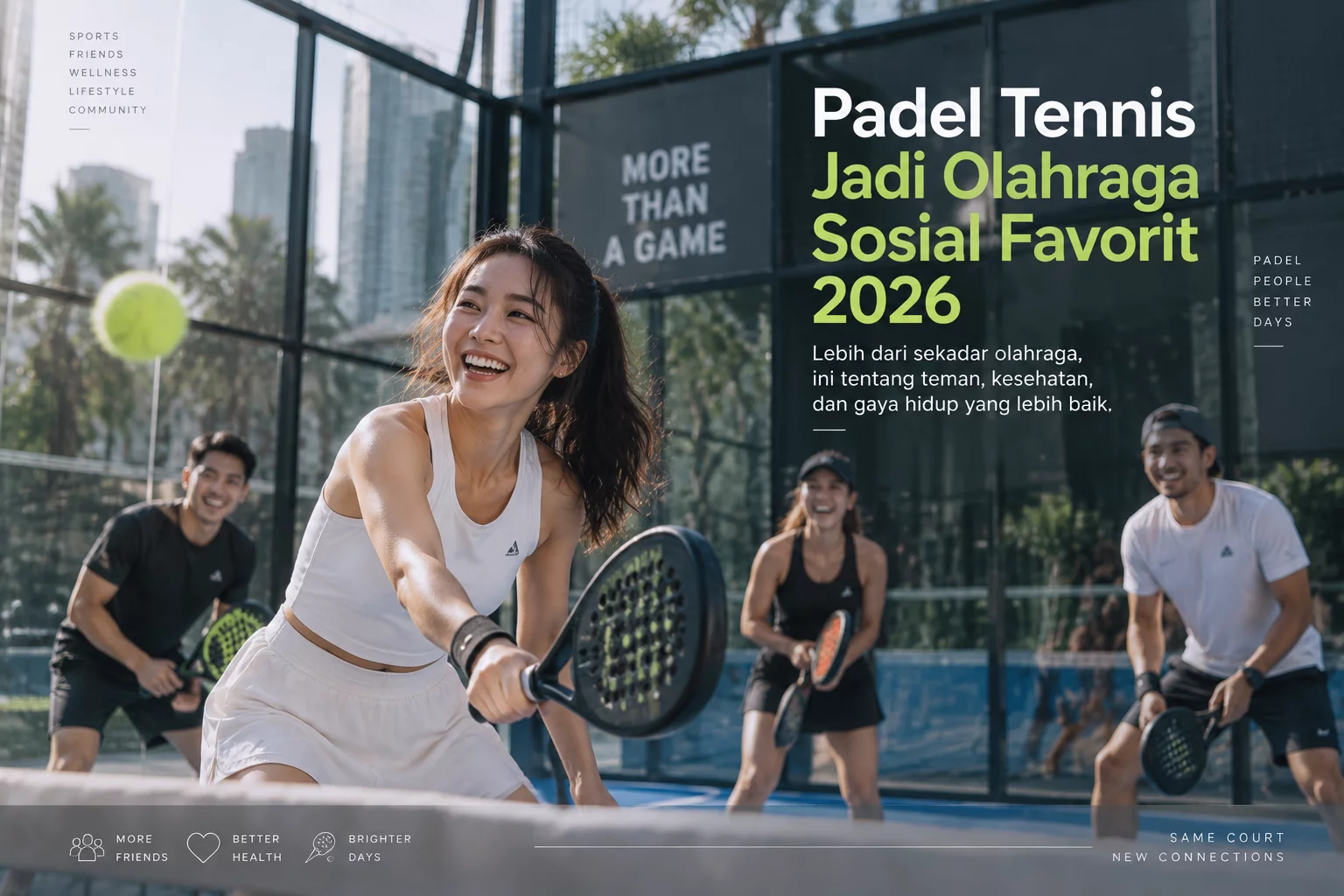 Padel Tennis Jadi Olahraga Sosial Favorit 2026